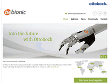 Tablet Screenshot of bebionic.com